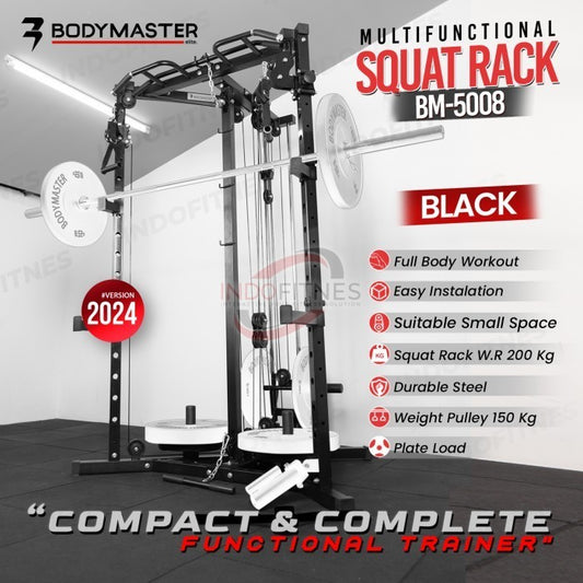 BODYMASTER Cable Crossover BM-5005 Home Gym Functional Trainer Pulley - Hitam, BELUM ONGKIR