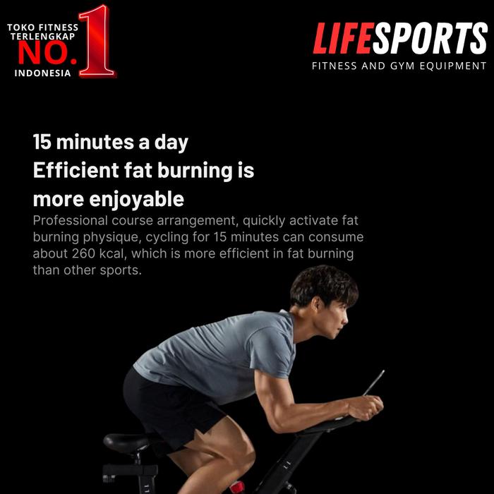 Alat Fitness Spinning bike Sepeda statis olahraga gym LS 908N spinning lifesports terbaru