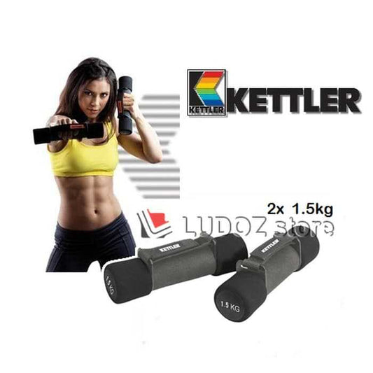 Aerobic 3kg/pair Soft Dumbell Kettler - 2x 1.5kg Foam Barbell