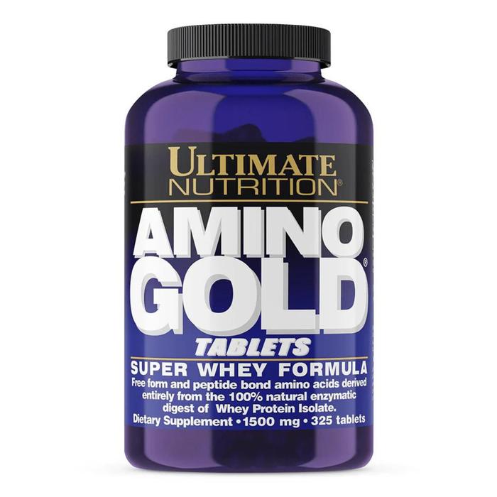 Ultimate Nutrition Amino Gold/1500mg suplemen fitness / 100% whey isolate / suplemen gym / suplemen protein / massa otot - 250 Tabs