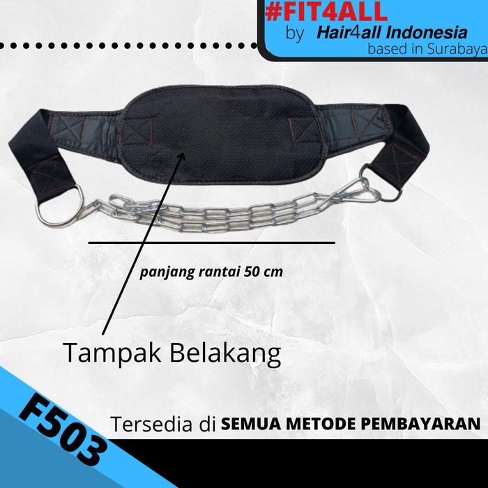 F503 DIP BELT rantai triceps PULL UP sabuk gym KALISTENIK alat fitness