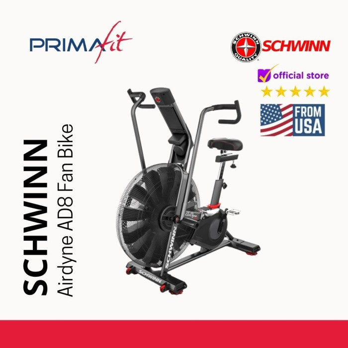 SCHWINN Airdyne AD8 Fan Bike for Total Body Cardio Workout (Original)