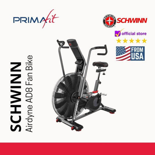 SCHWINN Airdyne AD8 Fan Bike for Total Body Cardio Workout (Original)