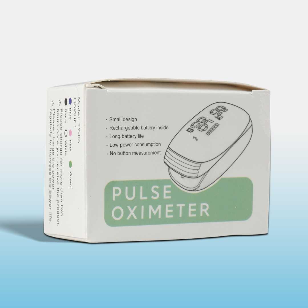 AIQUE Fingertip Pulse Oximeter Alat Ukur Saturasi Oksigen Darah - TY-05