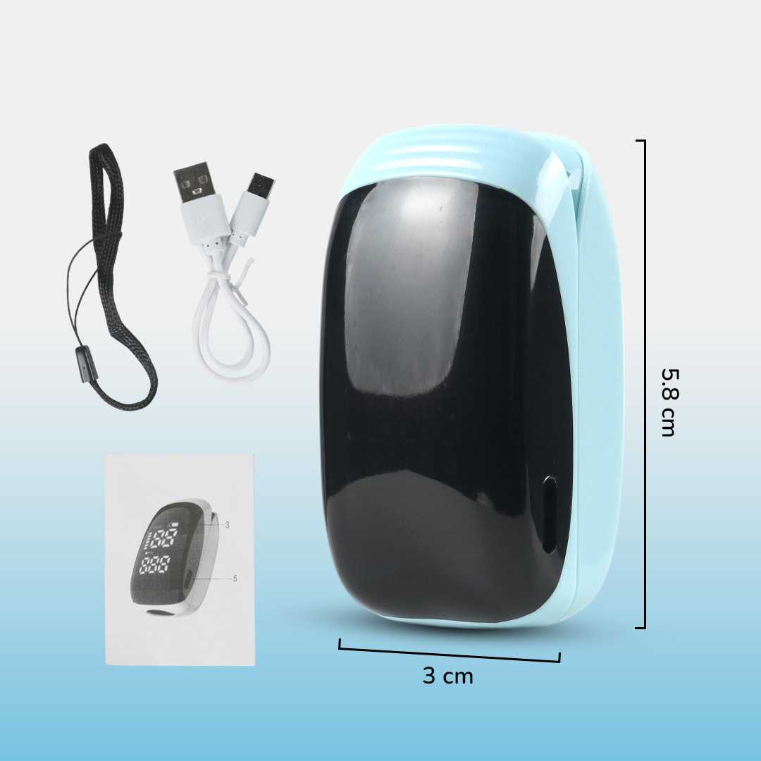 AIQUE Fingertip Pulse Oximeter Alat Ukur Saturasi Oksigen Darah - TY-05