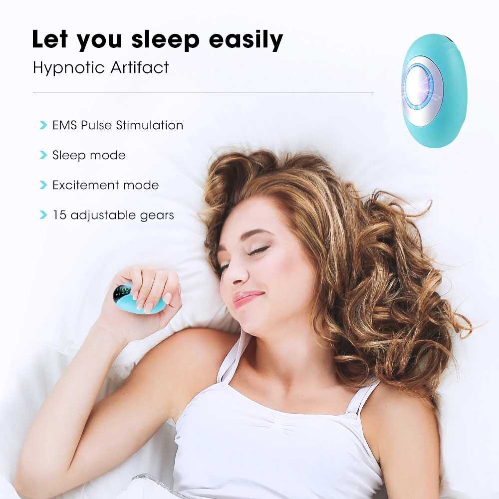 HYP Alat Bantu Tidur Genggam Sleep Aid Palm Calmer Low Frequency Pulse - HY40