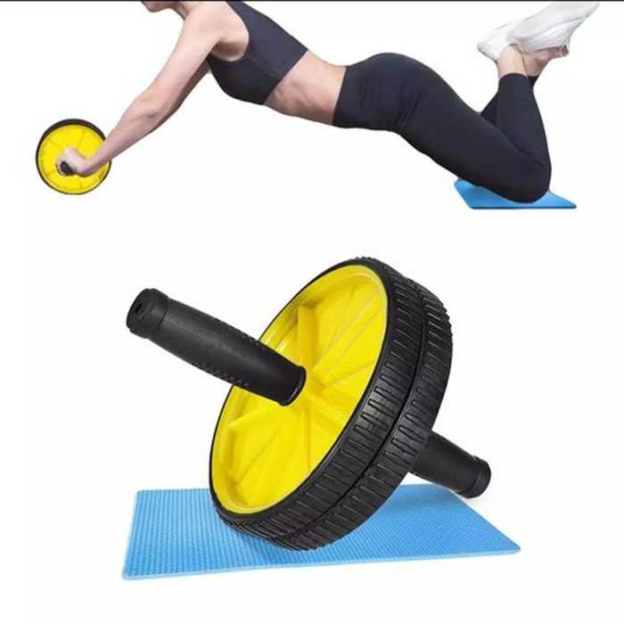 Alat Fitness Abdominal Wheel Double ABS Roller