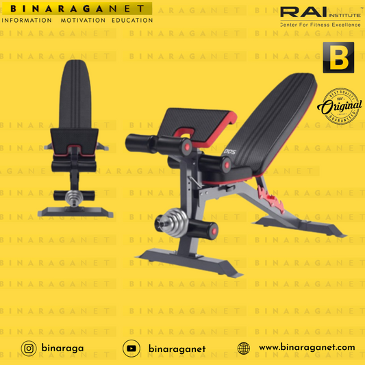 Adjustable Bench Bodymaster BM-1205HE - Bangku Kursi Sit up Gym Fitnes