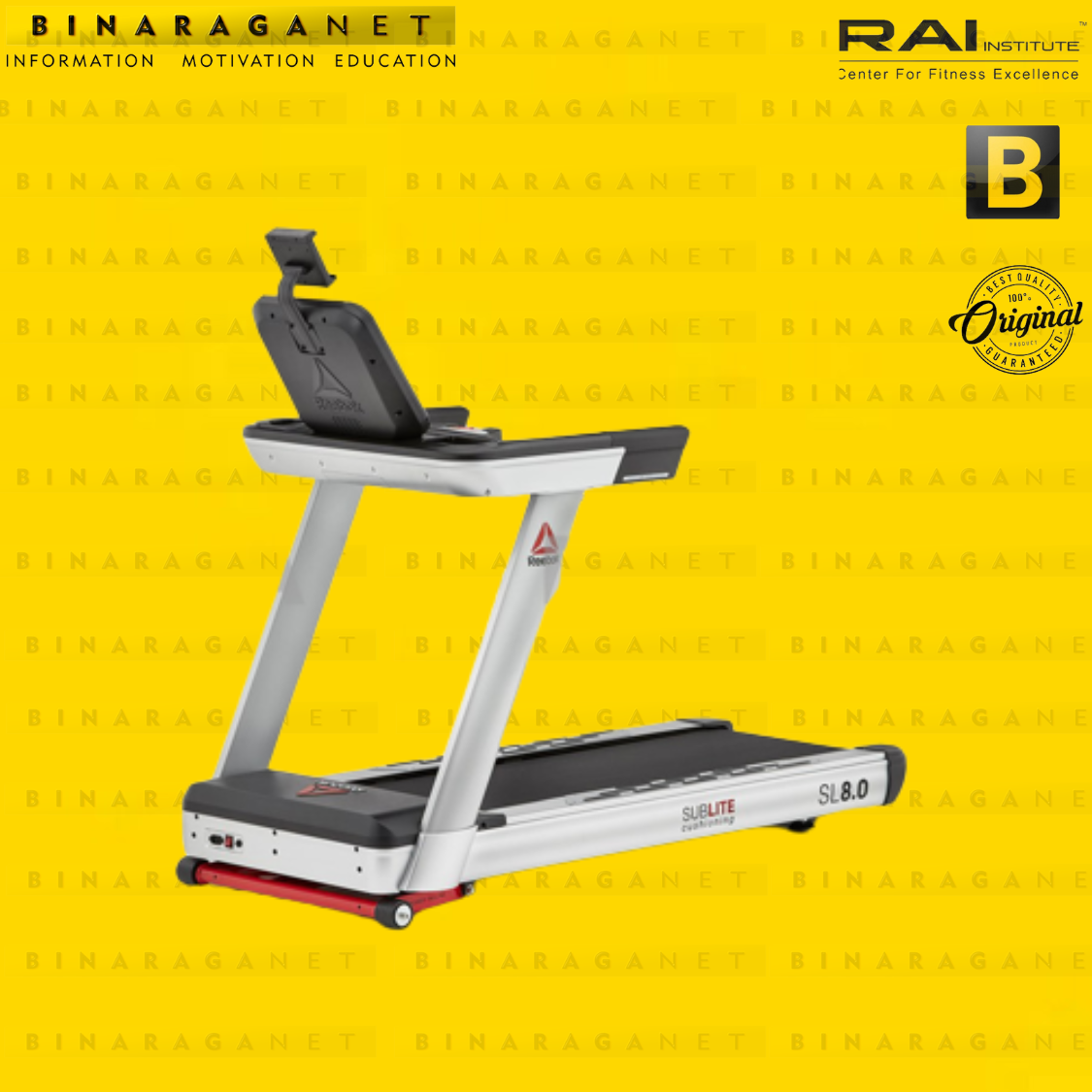 Reebok SL8.0 Treadmill Free Reebok Upright Bike A4