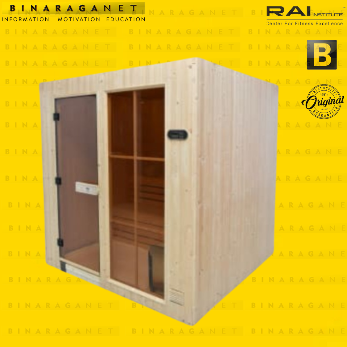 Ruang Sauna Kayu Sanspa Wellness 200 x 250 x 208 cm