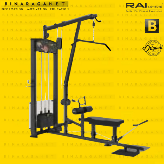 Row & Lat Pull Down + Standing Bicep BS 1212 A06 Body Strong