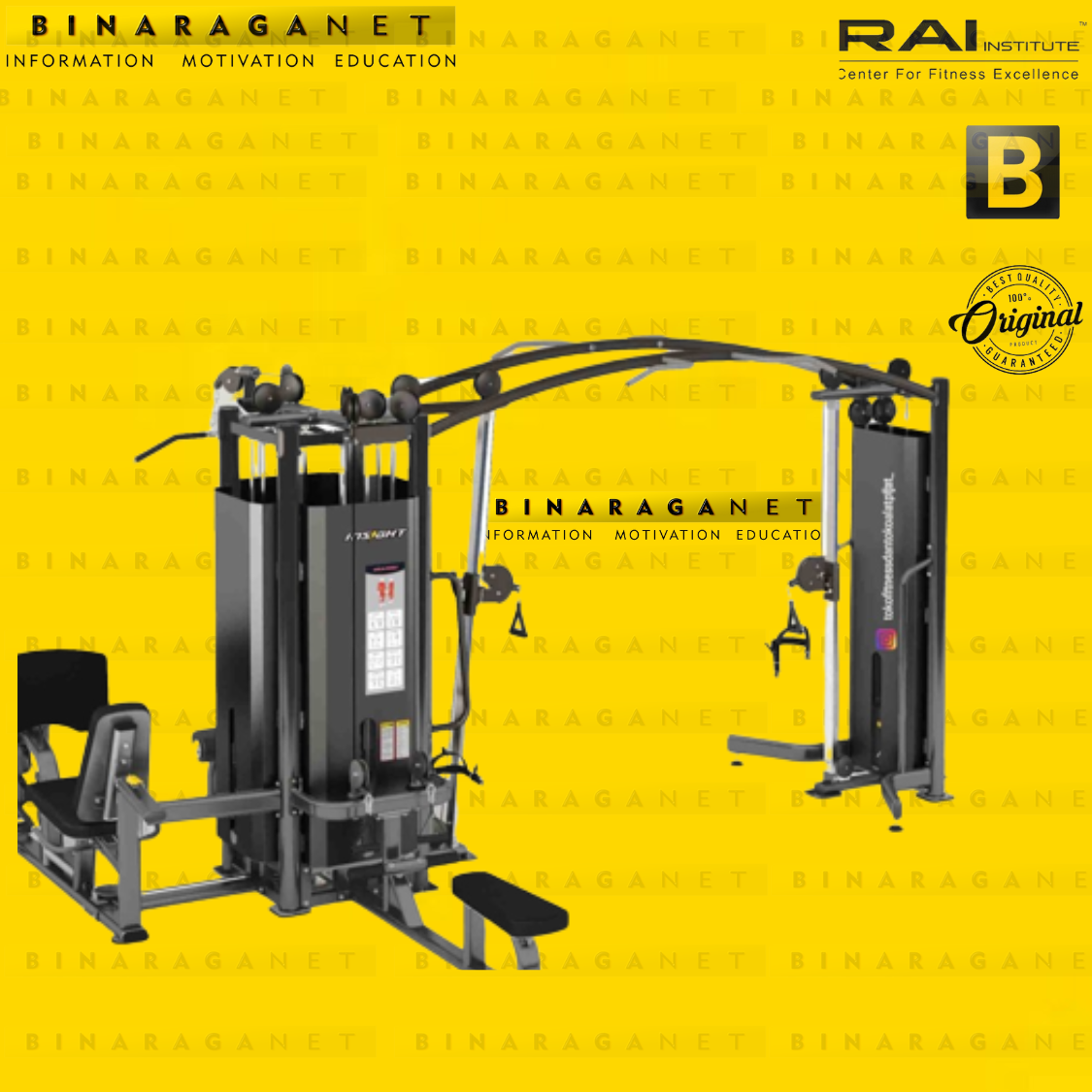 INSIGHT 5 STACK MULTI STATION / MULTI GYM – BINARAGANET