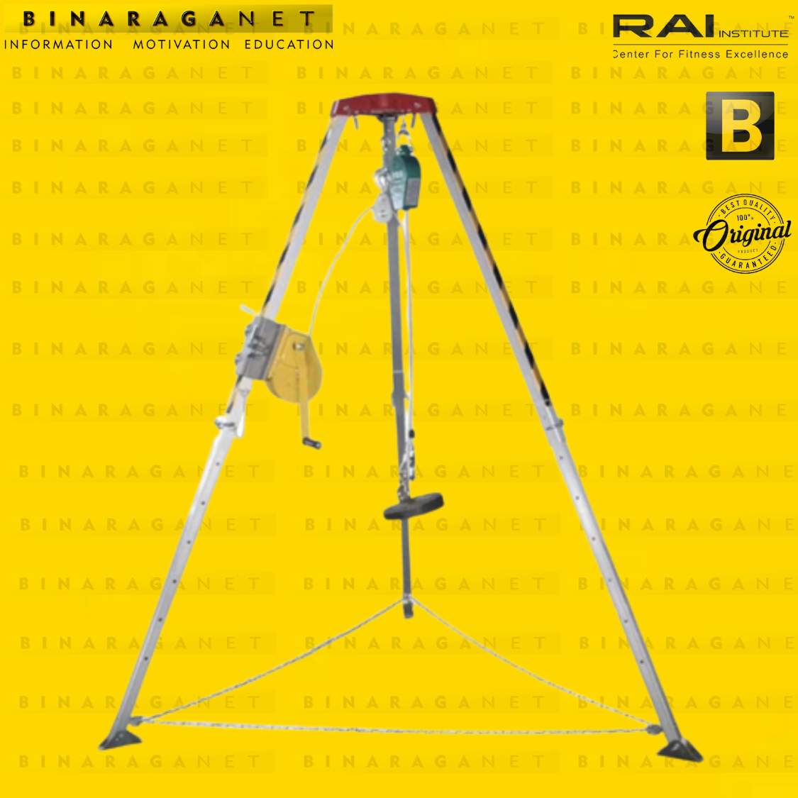 Rescue Tripod 2600lbs Tripod Penyelamat