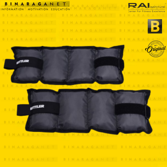 KETTLER NYLON ANKLE/WRIST WEIGHT (5KG/PAIR) GREY/BK