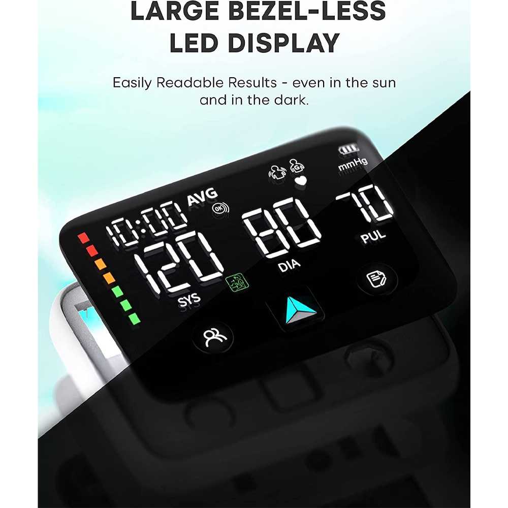 AOJI Tensimeter Digital Pengukur Tekanan Darah Wrist English Voice - WRS-35E