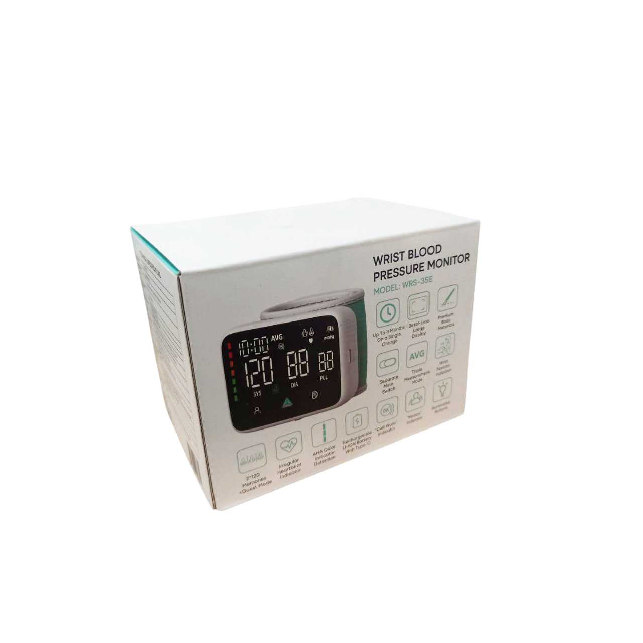 AOJI Tensimeter Digital Pengukur Tekanan Darah Wrist English Voice - WRS-35E