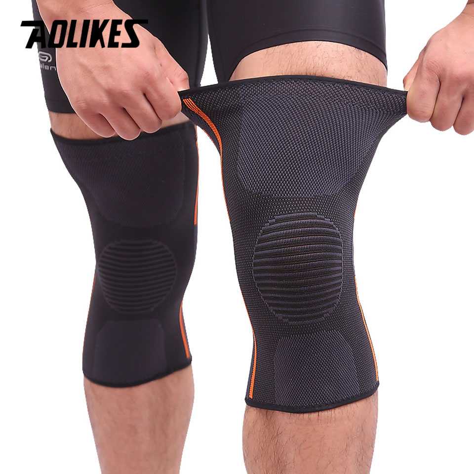 AOLIKES Pelindung Lutut Knee Protection Pad Braces Fitness 1 Pair - 7719