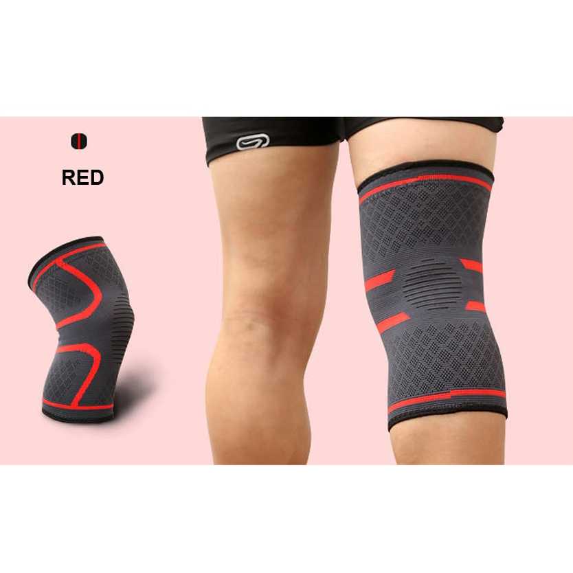 AOLIKES Pelindung Lutut Knee Support Pad Brace Fitness Gym 1 Pair - A-7718