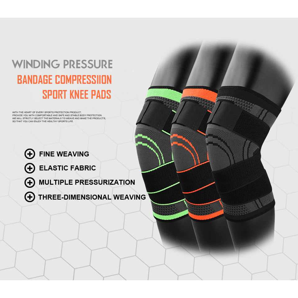AOLIKES Pelindung Lutut Olahraga Knee Support Fitness - A-7720