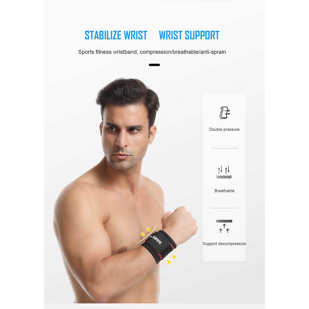 AOLIKES Pelindung Pergelangan Tangan Adjustable Wristband 1 PCS - A-7938
