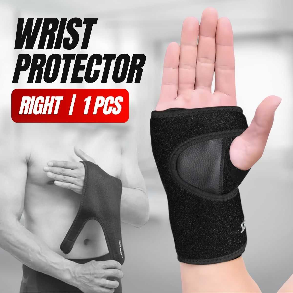 AOLIKES Pelindung Pergelangan Tangan Adjustable Wrist Protector 1 PCS - A-1676
