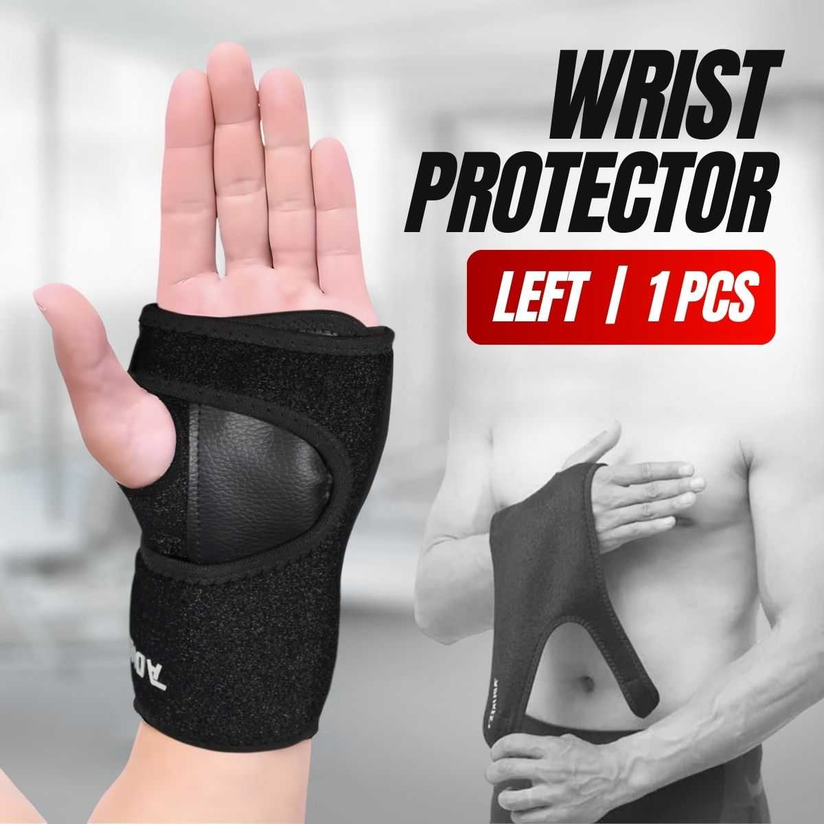AOLIKES Pelindung Pergelangan Tangan Adjustable Wrist Protector 1 PCS - A-1676