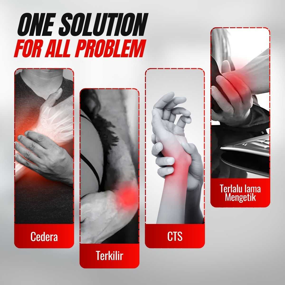 AOLIKES Pelindung Pergelangan Tangan Adjustable Wrist Protector 1 PCS - A-1676
