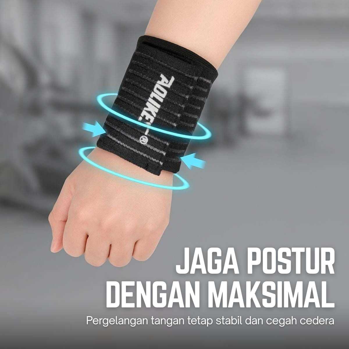 AOLIKES Pelindung Pergelangan Tangan Support Fitness Olahraga - 1526