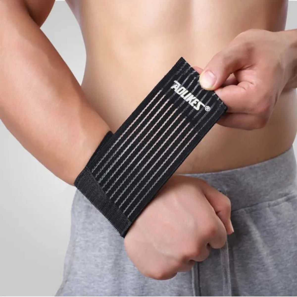 AOLIKES Pelindung Pergelangan Tangan Support Fitness Olahraga - 1526