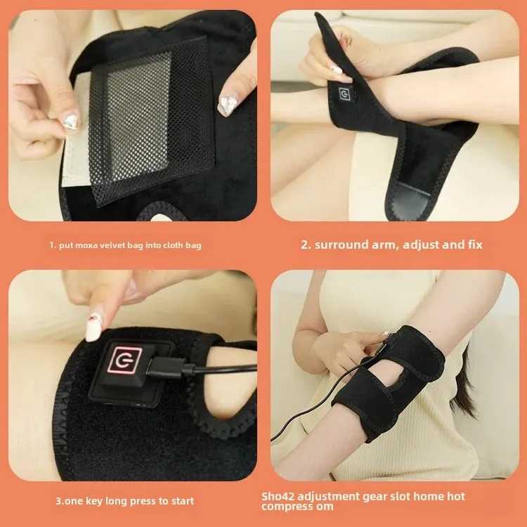 AUTOFY Alat Terapi Siku Hot Compress Elbow Brace Pain Relief USB - AT3