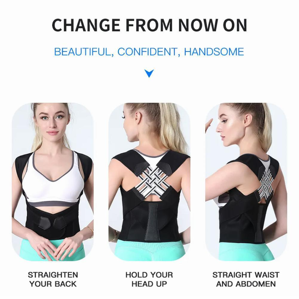 AXZENIA Rompi Korektor Postur Terapi Punggung Back Support Breathable - AX01