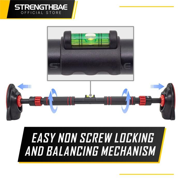 Door Pull Up Bar STRENGTHBAE Heavy Duty Chin Up Bar Tiang Pintu Pullup - Short