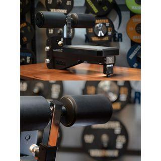 XMASTER GHD Glute Ham Developer - Alat Latihan Kaki & Otot Glutes Home Gym | Attachment untuk Bench & Cable Machine dengan Sistem Penguncian Cepat dan Bantalan Kaki yang Dapat Disesuaikan