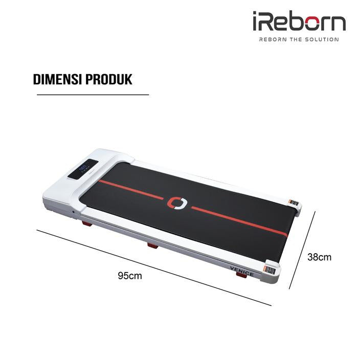 Running Pad Treadmill (Elektrik) Walking pad Treadmill Murah Venice M8 Ireborn