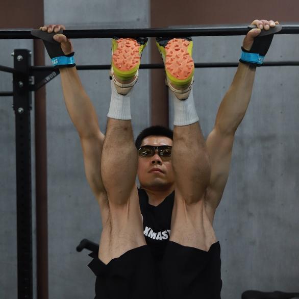 XMASTER CrossFit Palm Grip Gymnastics Pull up hand gloves Bear Komplex Sport Gear Muscle up ROGUE - Green XMASTER, S