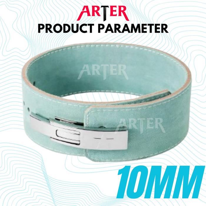 ARTER Gym Lever Belt Buckle Sabuk Wanita Female Lifting 10mm TEAL - S