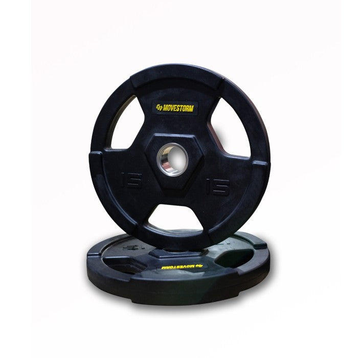 Movestorm Olympic Rubber Plates - 5kg (pair)