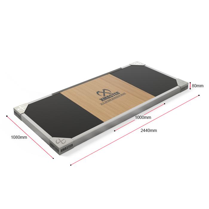 Xmaster Deadlift Platform Lantai Rubber Gym mat Tebal Kokoh PowerLifting Platform Fitness Heavy - Deadlift Platf