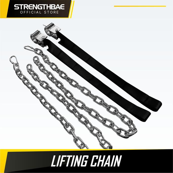 Heavy Gym Chain STRENGTHBAE 5kg 10kg 15kg Weight Lifting Chains Weightlifting Powerlifting - 5kg Pair