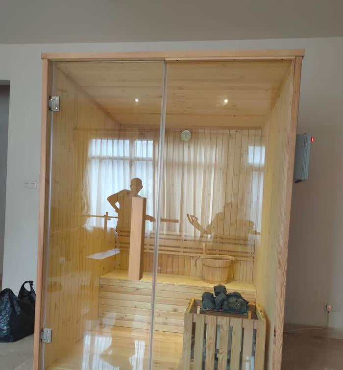 Ruang Sauna Pine Wood 1.30X1.50X2.00M