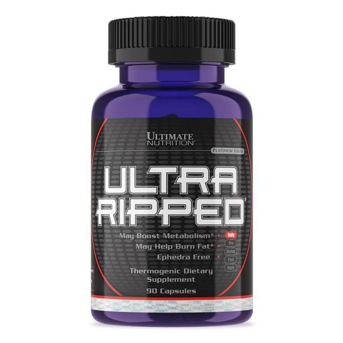 Ultimate Nutrition Ultra Ripped Capsules "Ephedra Free" suplemen fitness / suplemen gym / suplemen protein - 90 Caps