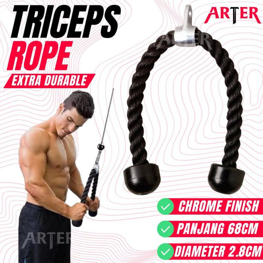 ARTER Tricep Rope Tali Pull Rope Biceps Latihan Otot Trisep Gym Acc