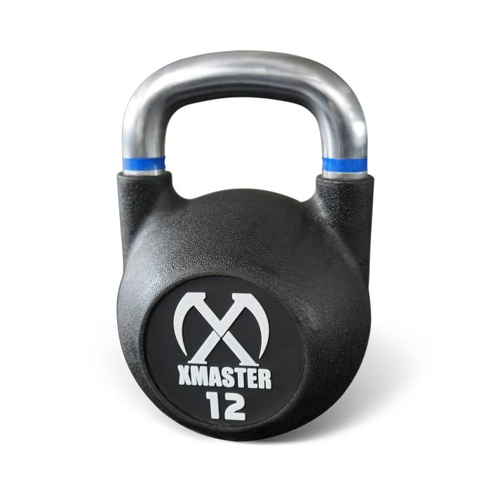 XMASTER Kettlebell Urethane CPU 4-32kg - Pegangan Nyaman Anti-Slip Ergonomis untuk CrossFit & Powerlifting di Rumah Gym - 4kg