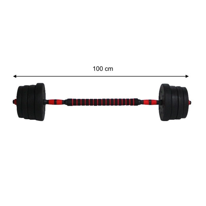 Dumbbell F206 30Kg Multiguna Adjustable Dumbbell Set 2 in 1 Murah