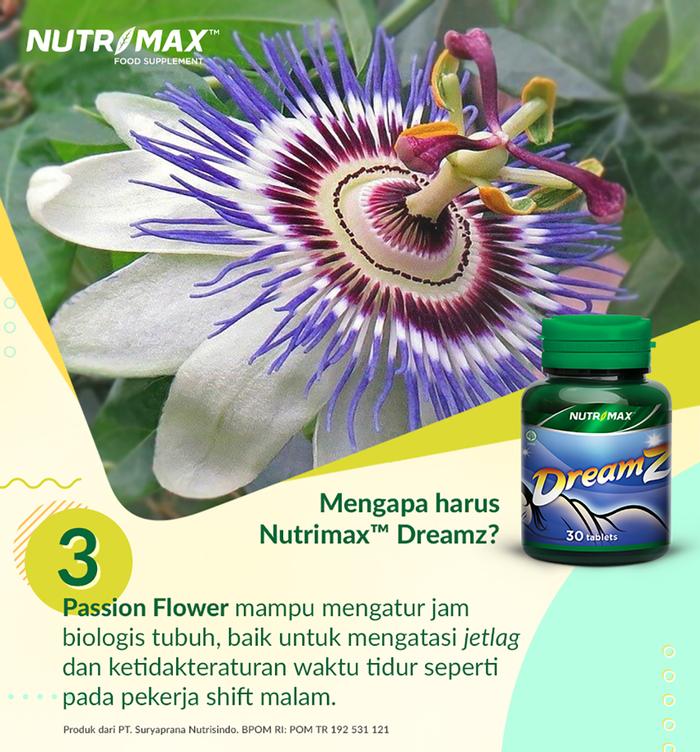 Nutrimax Dreamz 30 Tablet untuk Tidur yang Berkualitas Insomnia Jet Lag Tekanan Darah Tinggi