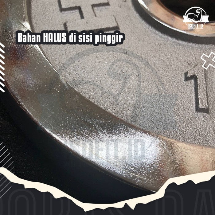 HIGH-Q Electroplated Weight Plate Barbel / Plat Pemberat - 2,5KG