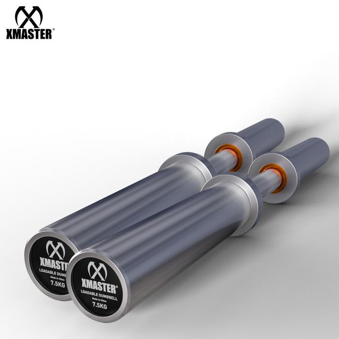 XMASTER Loadable Dumbbell Mini Barbell Fitness Gym Max Load 120KG CrossFit ROGUE ELEIKO - 5KG-1 pac