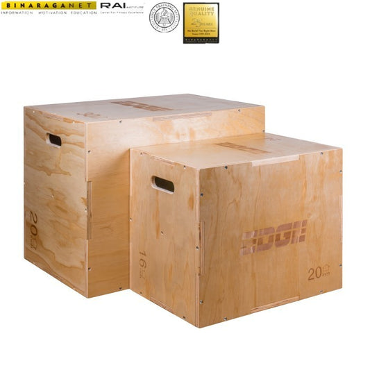 EDGE Wooden Box - Small || 16-20-24inch