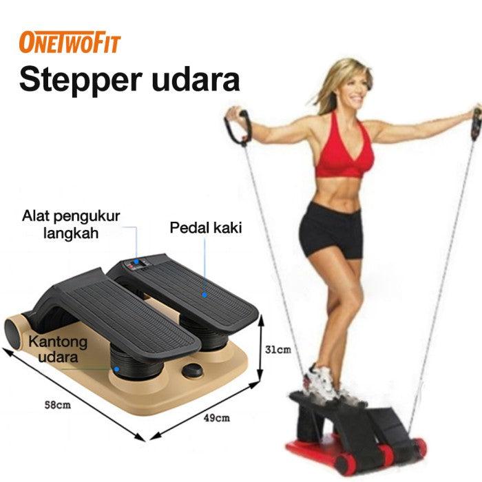 OneTwoFit New Stepper Leg Arm Fitness Exercise Air Climber Steper