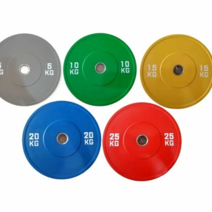Bumper Weight Plate Set 5kg-25kg | 5Pair 150kg - 5kg-20kg:100kg